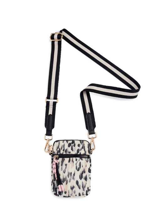 Shiraleah Ezra Phone Holder Leopard