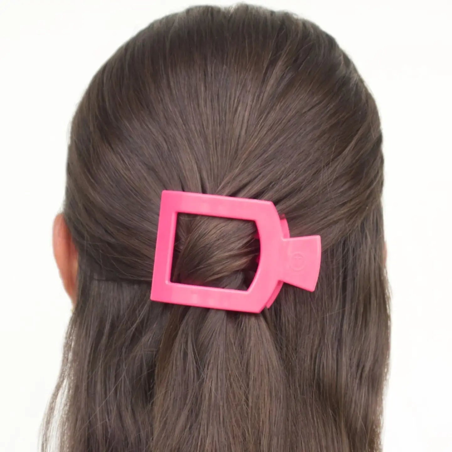 Teleties Tropical Punch Square Flat Hair Clip Small