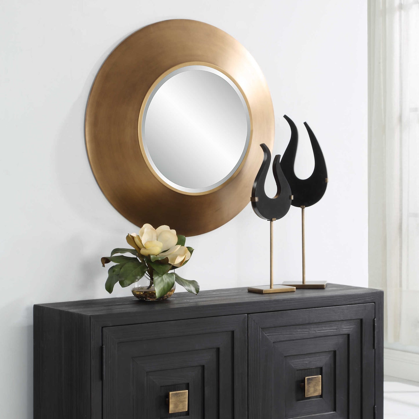 Uttermost Contessa Round Mirror