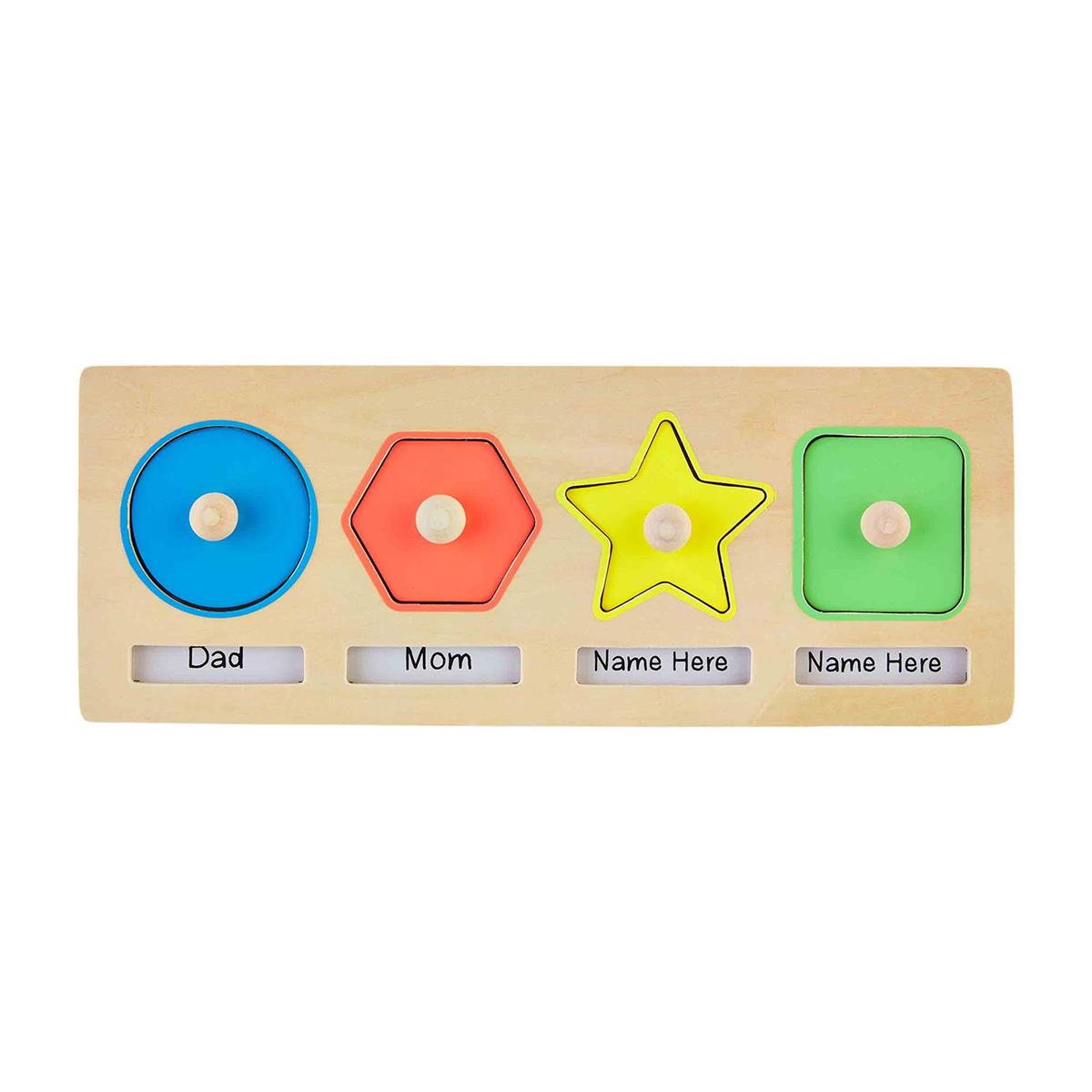 Mudpie My Favorite People Wooden Puzzle