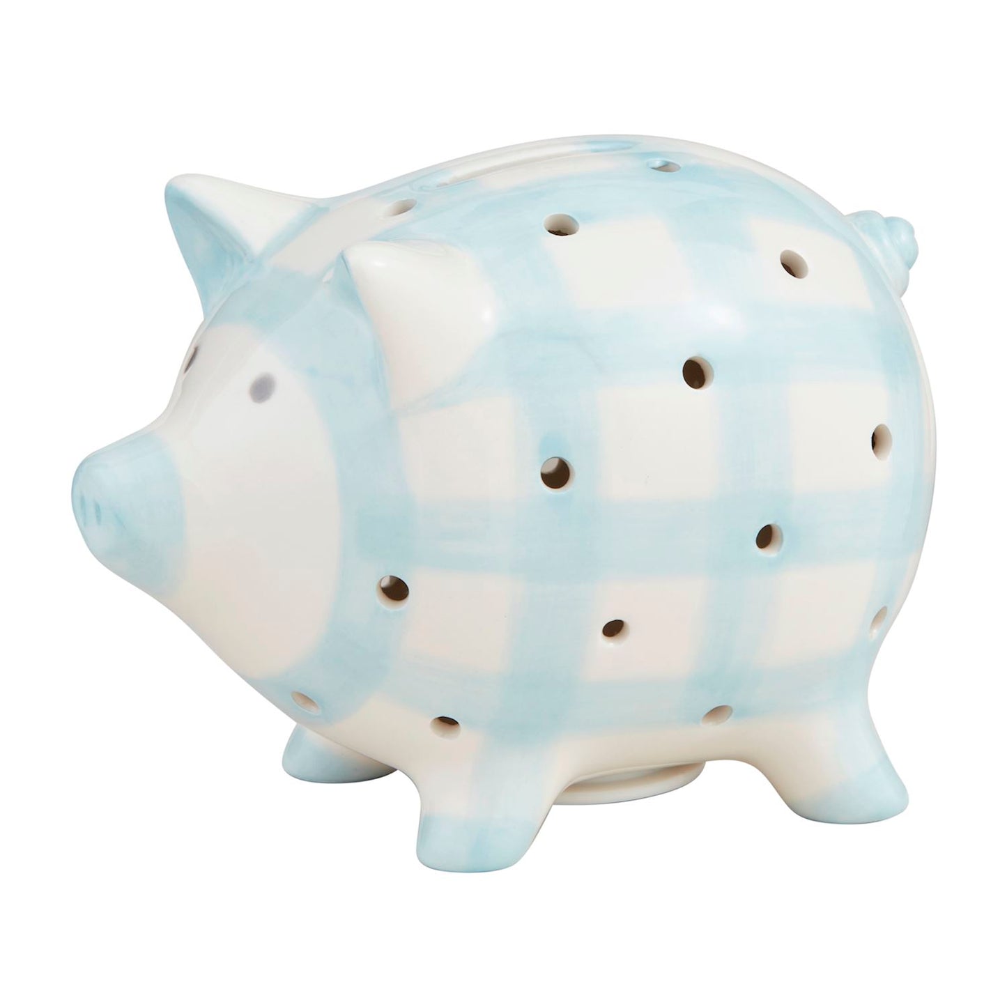 Blue Light-Up Piggy Bank