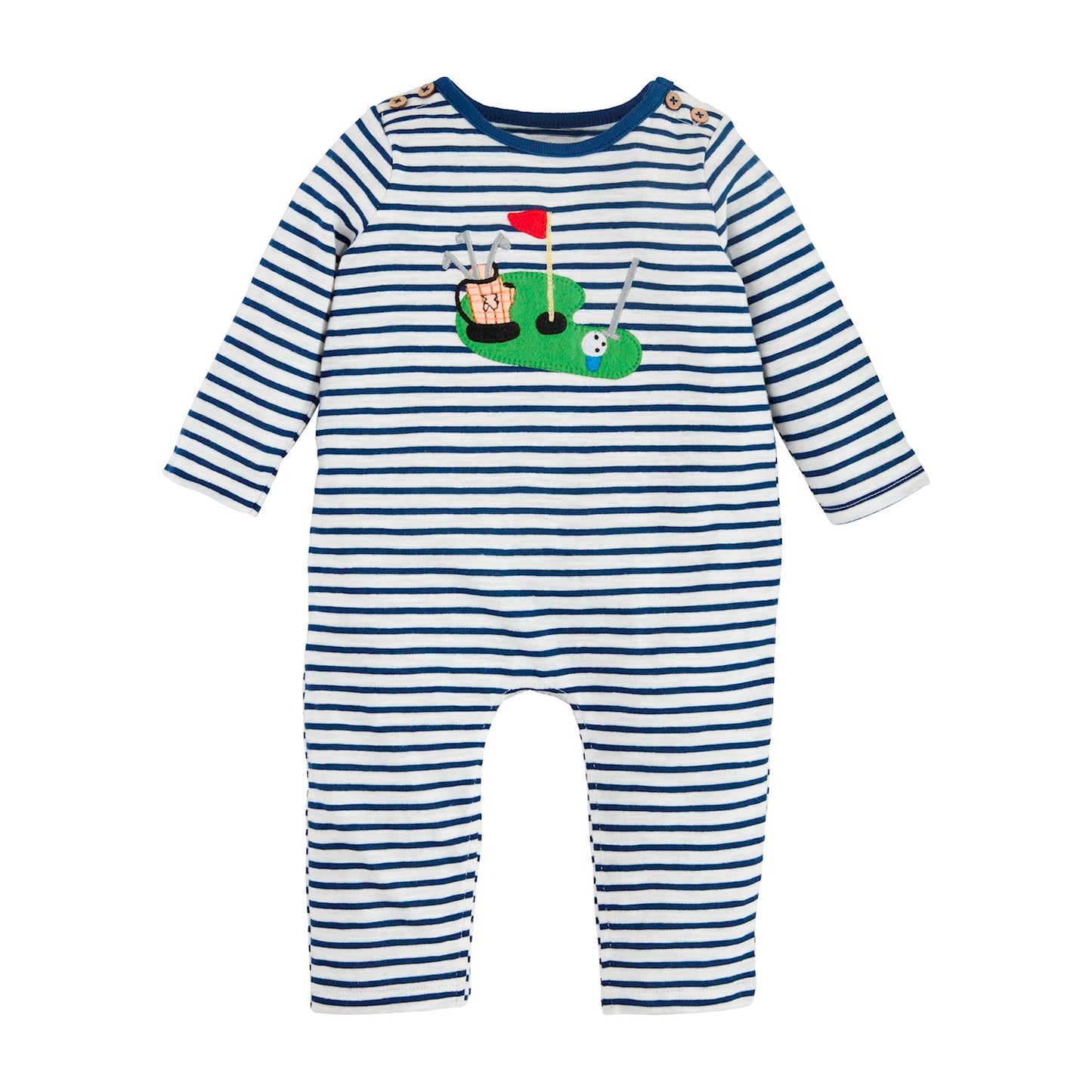 6-9m Golf Stripe 1 Piece