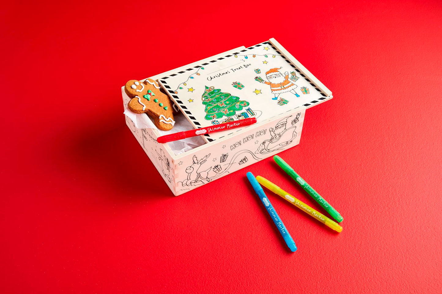 Mudpie Color Me Christmas Treat Box Set
