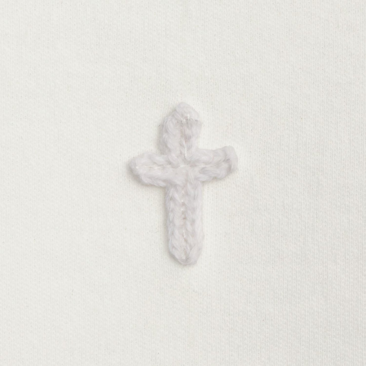 Mudpie Ivory Christening Cross Gown - NB