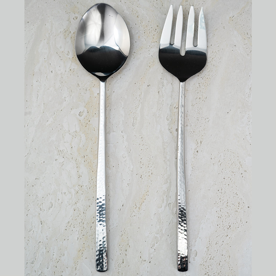Hammered Servers Set of 2