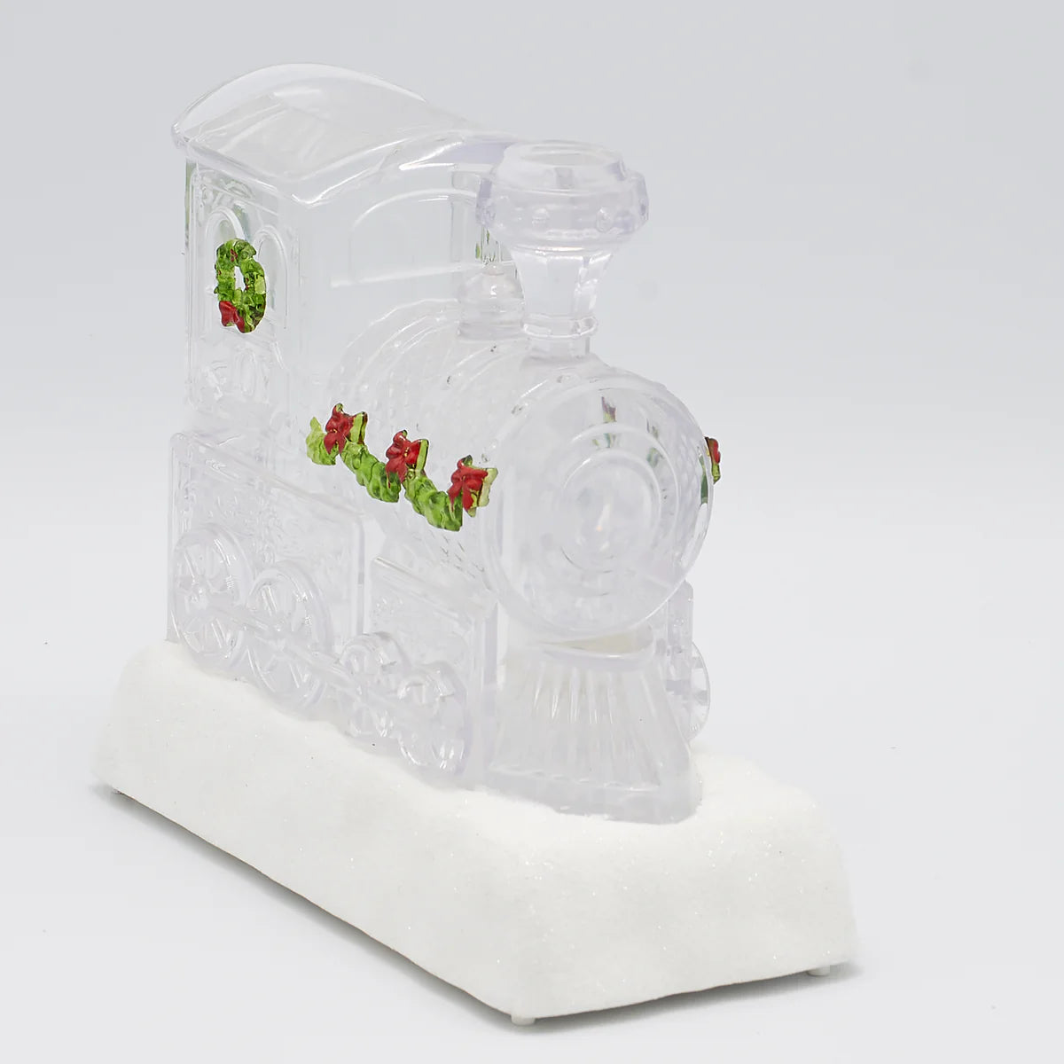 Lighted Swirl Christmas Train