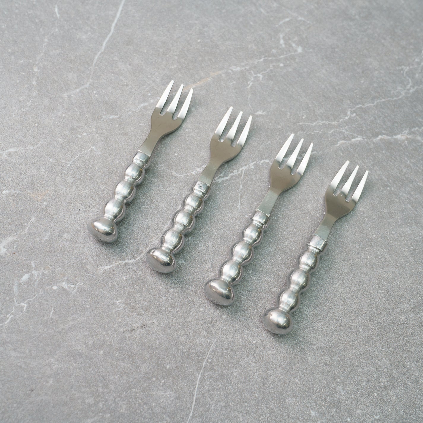 Beaded Handle Cocktail Fork