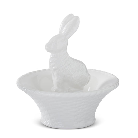 SALE Bunny in Basket Bowl