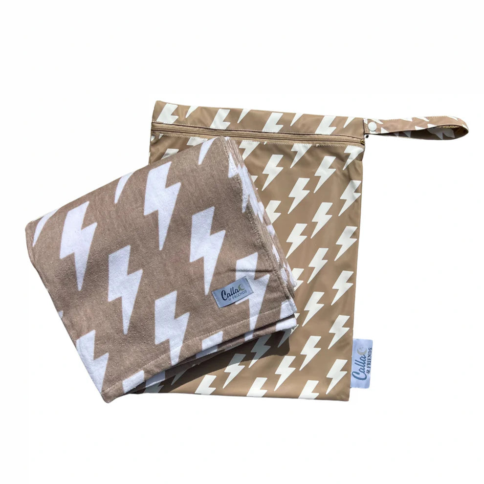 Kenzie Beach Towel Fawn Bolt