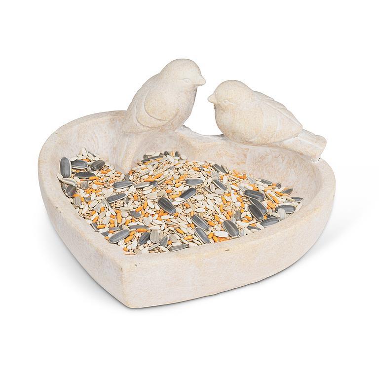 Heart Dish with 2 Birds