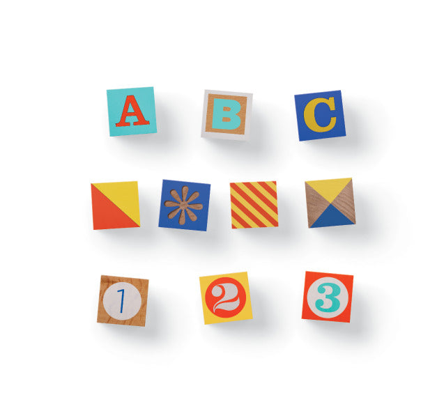 Crocodile Creek ABC/123 Wood Blocks