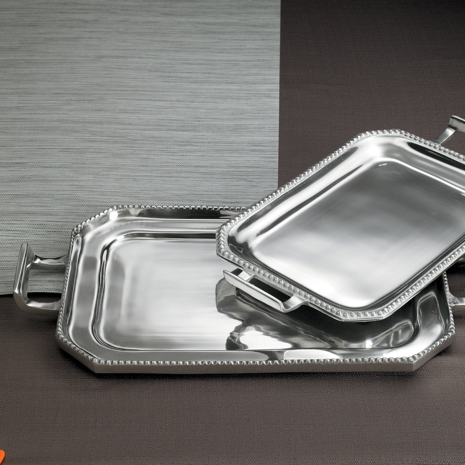 Beaded Handle Tray