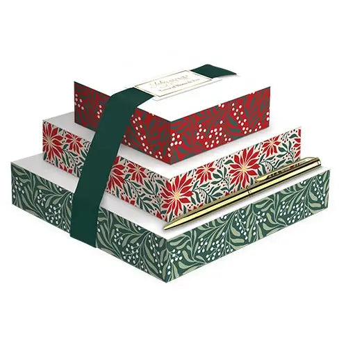 Tower of Notes w/Pen Winter Market