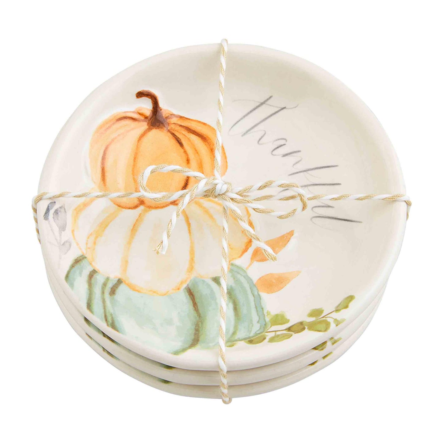 Mudpie Thankful Pumpkin Tidbit Dish