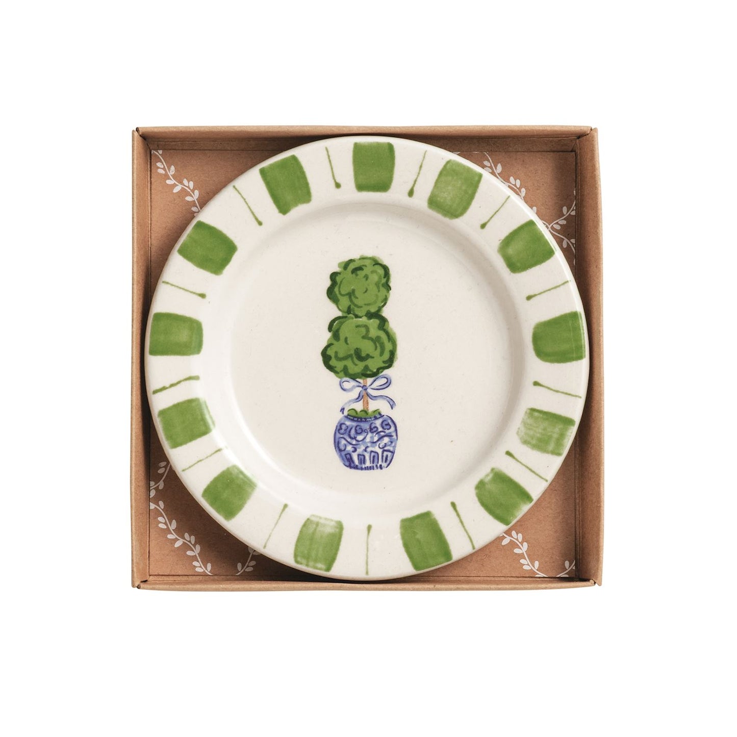 Mudpie Single Topiary Tidbit Plate