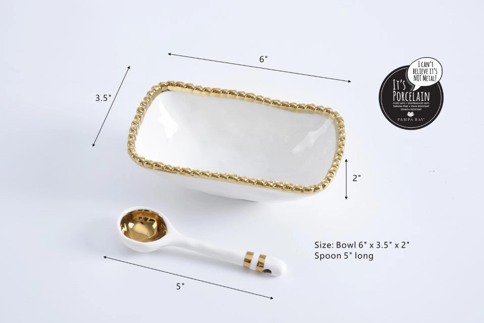 Pampa Bay Golden Beaded Set