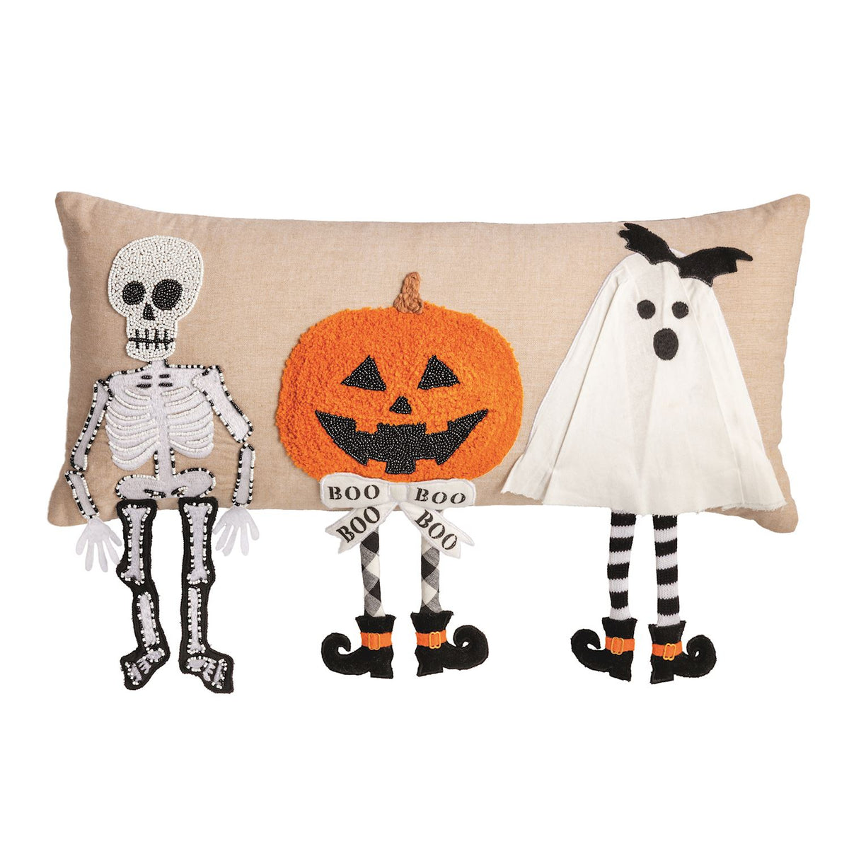 Mudpie Halloween Dangle Leg Pillow