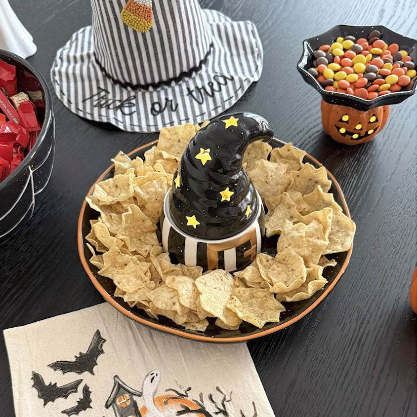 Mudpie LED Witch Hat Chip N Dip