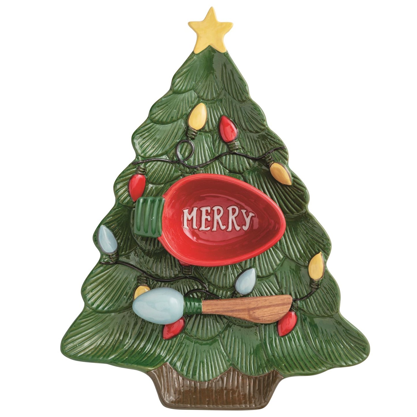 Mudpie Farm Christmas Tree Chip & Dip