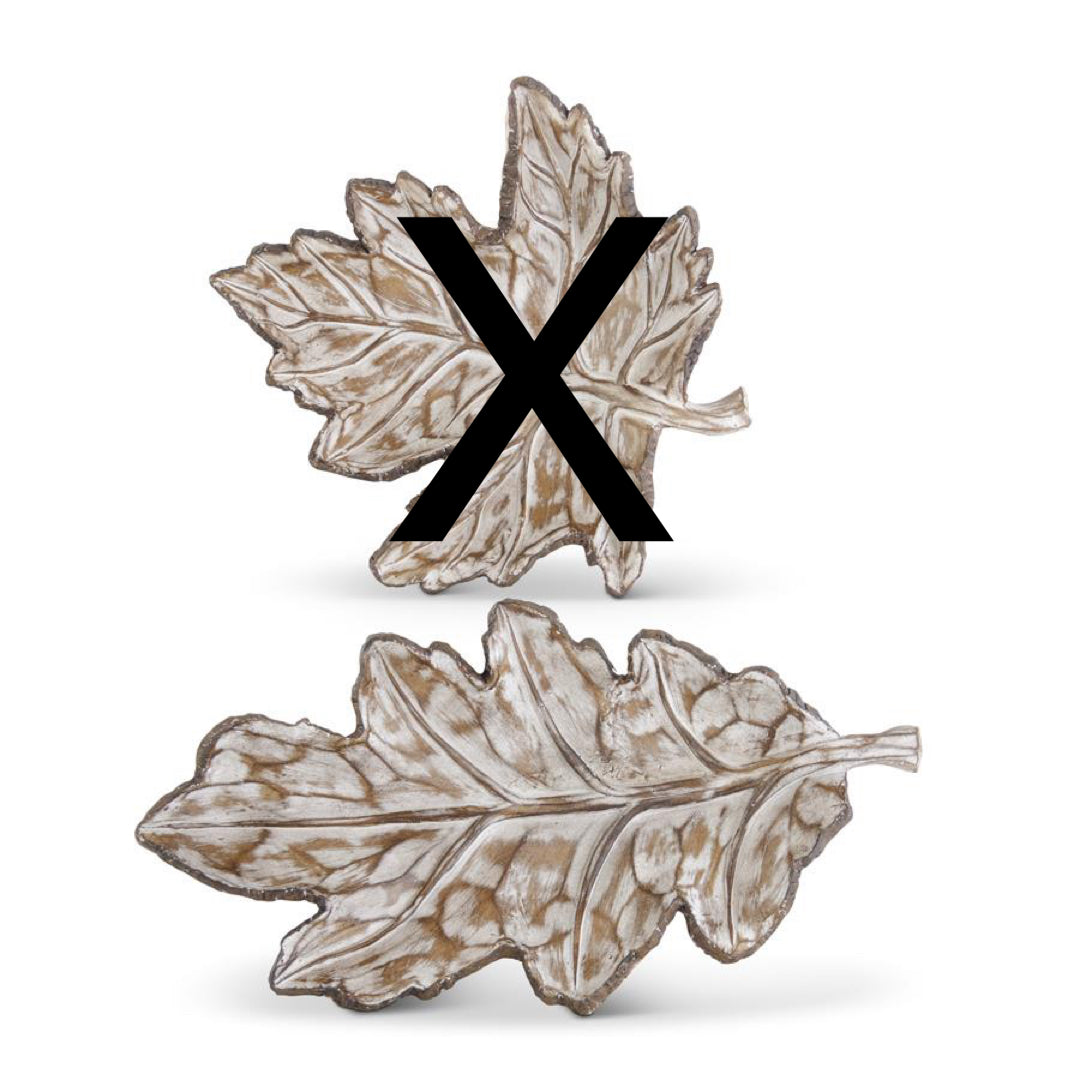 Resin Oak Leaf Tray SALE