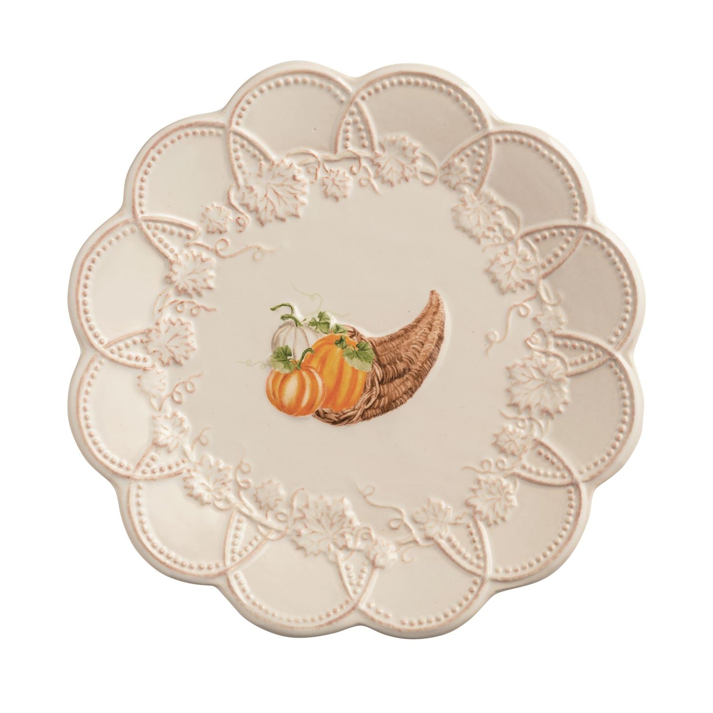 Mudpie Salad Plate cornucopia