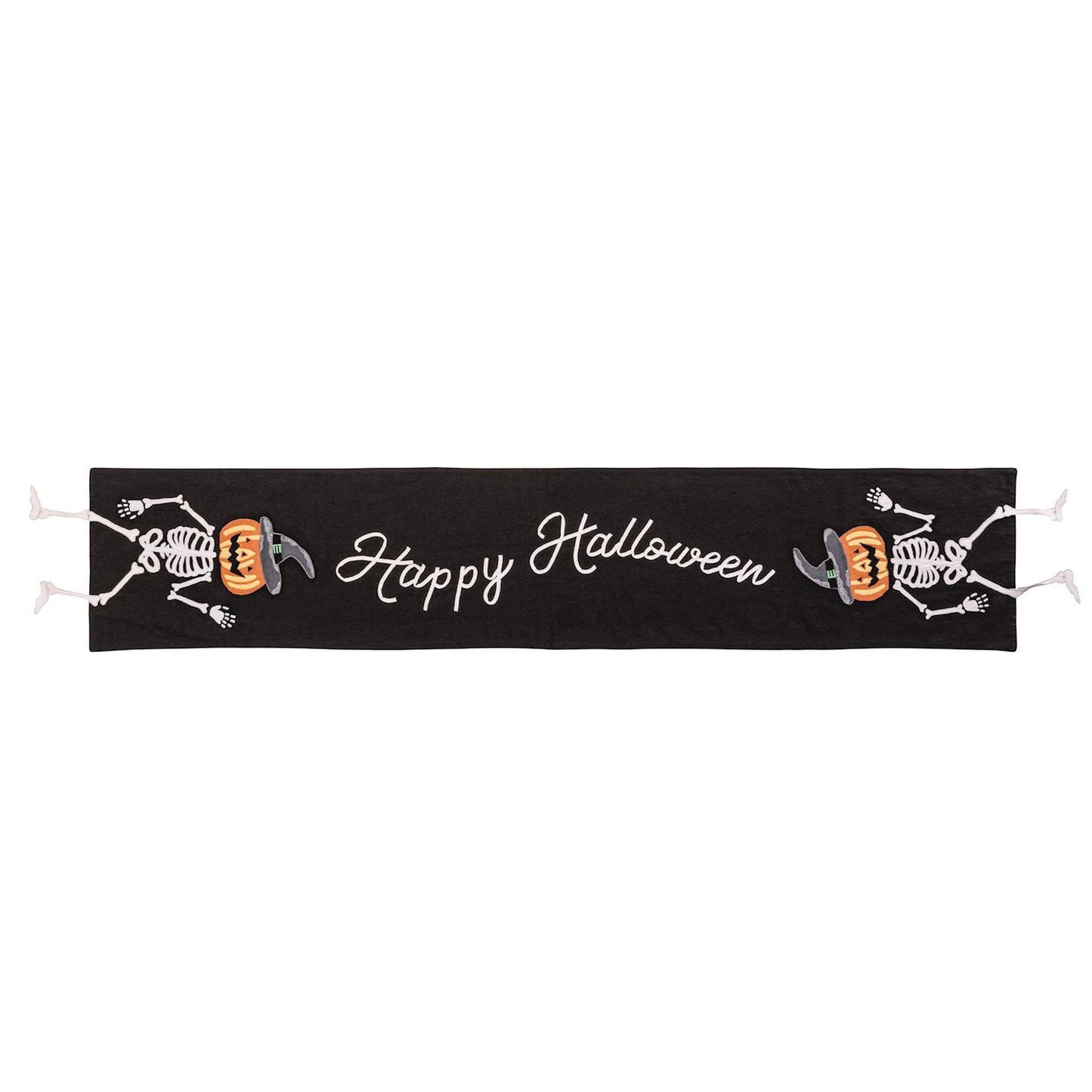 Mudpie Happy Halloween Applique Table Runner