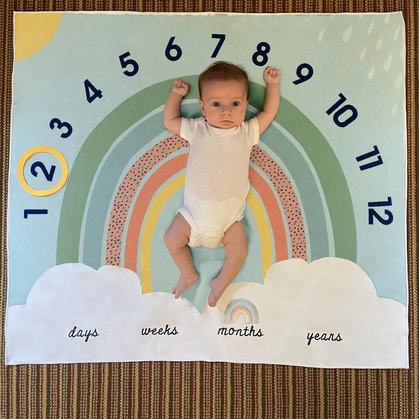 Dream Big Milestone Mat