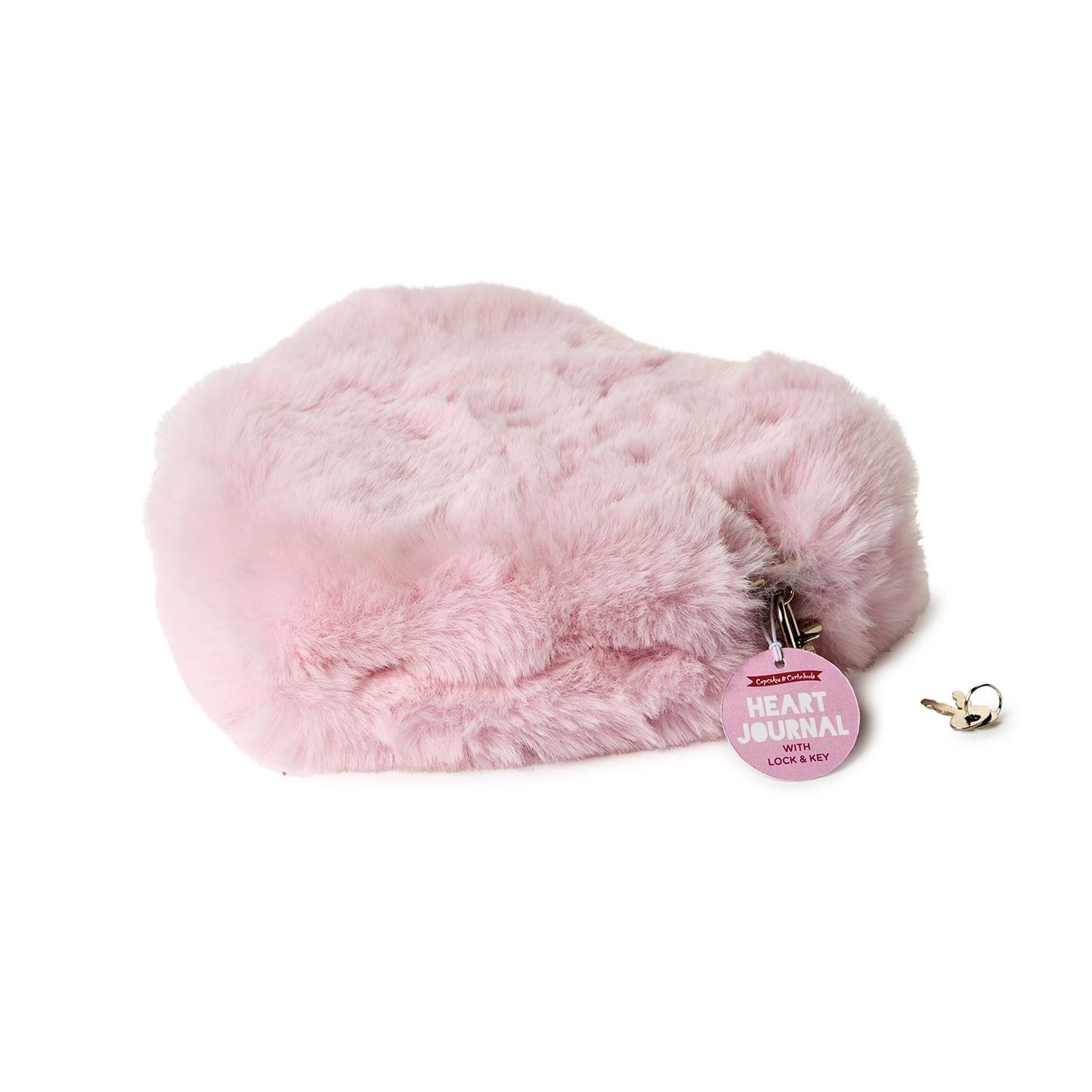 Plush Faux Fur Heart Journal