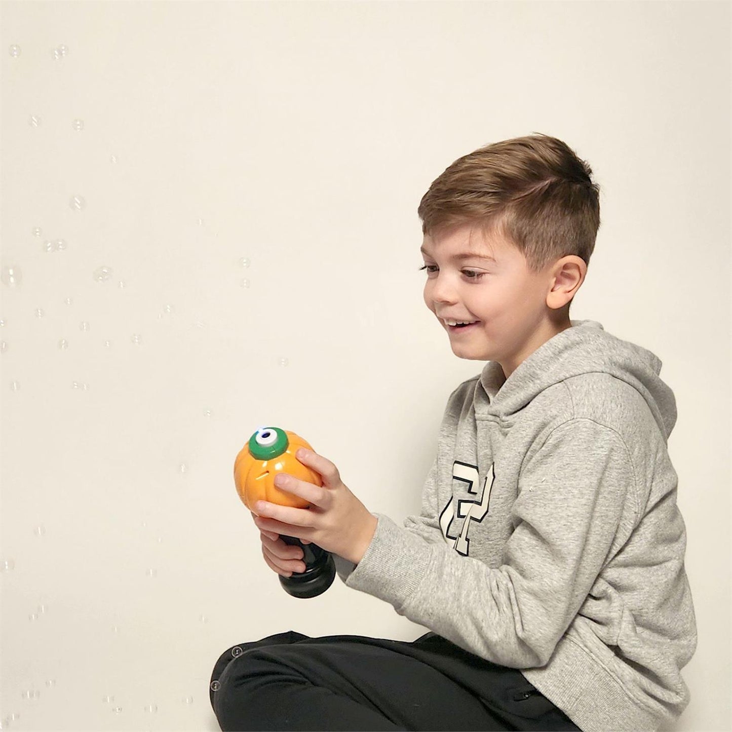Jack-o-Lantern Bubble Wand Blower