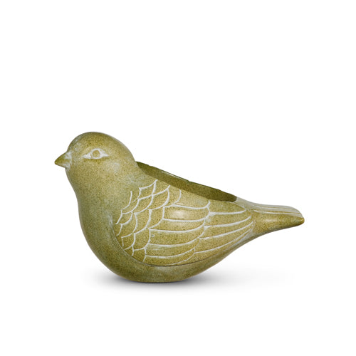 Sage Green Bird Planter