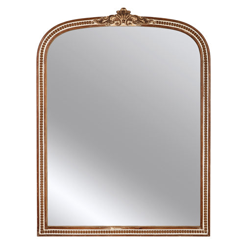 Gold Beaded Mirror