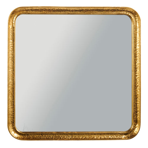 Gold Square Mirror