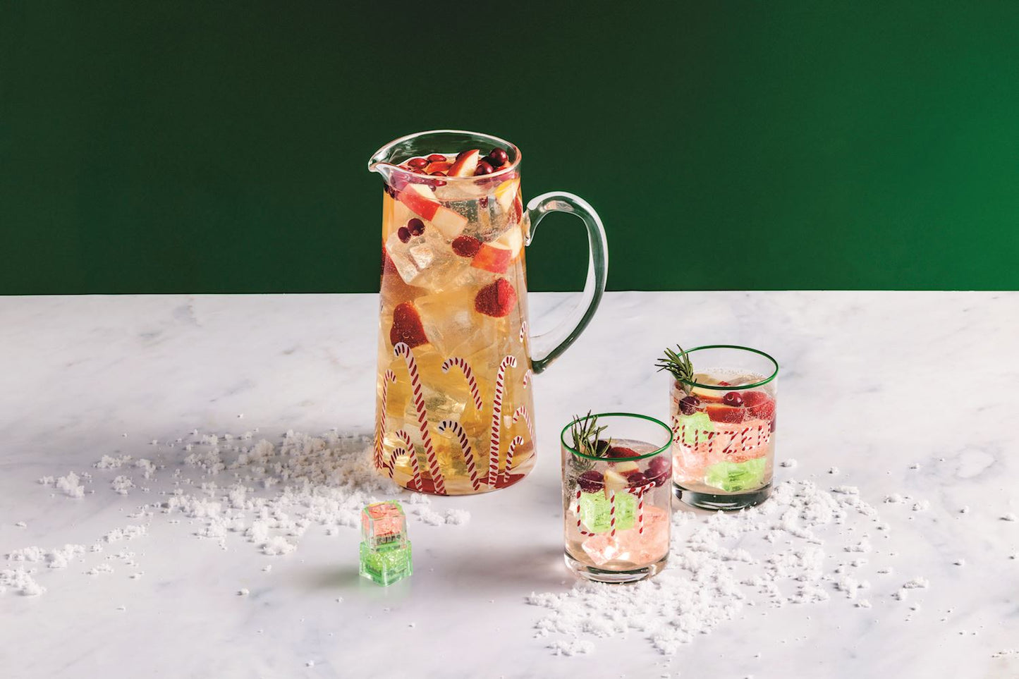 Mudpie Candy Cane Pitcher