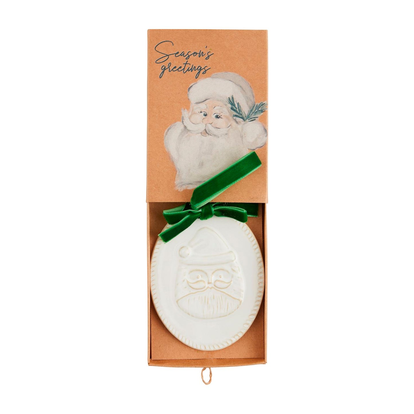 Mudpie Layered Ornament Seasons Greetings