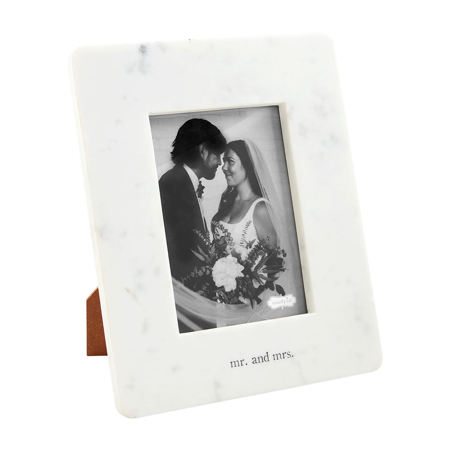 Mudpie Mr. & Mrs. Marble Frame 5x7