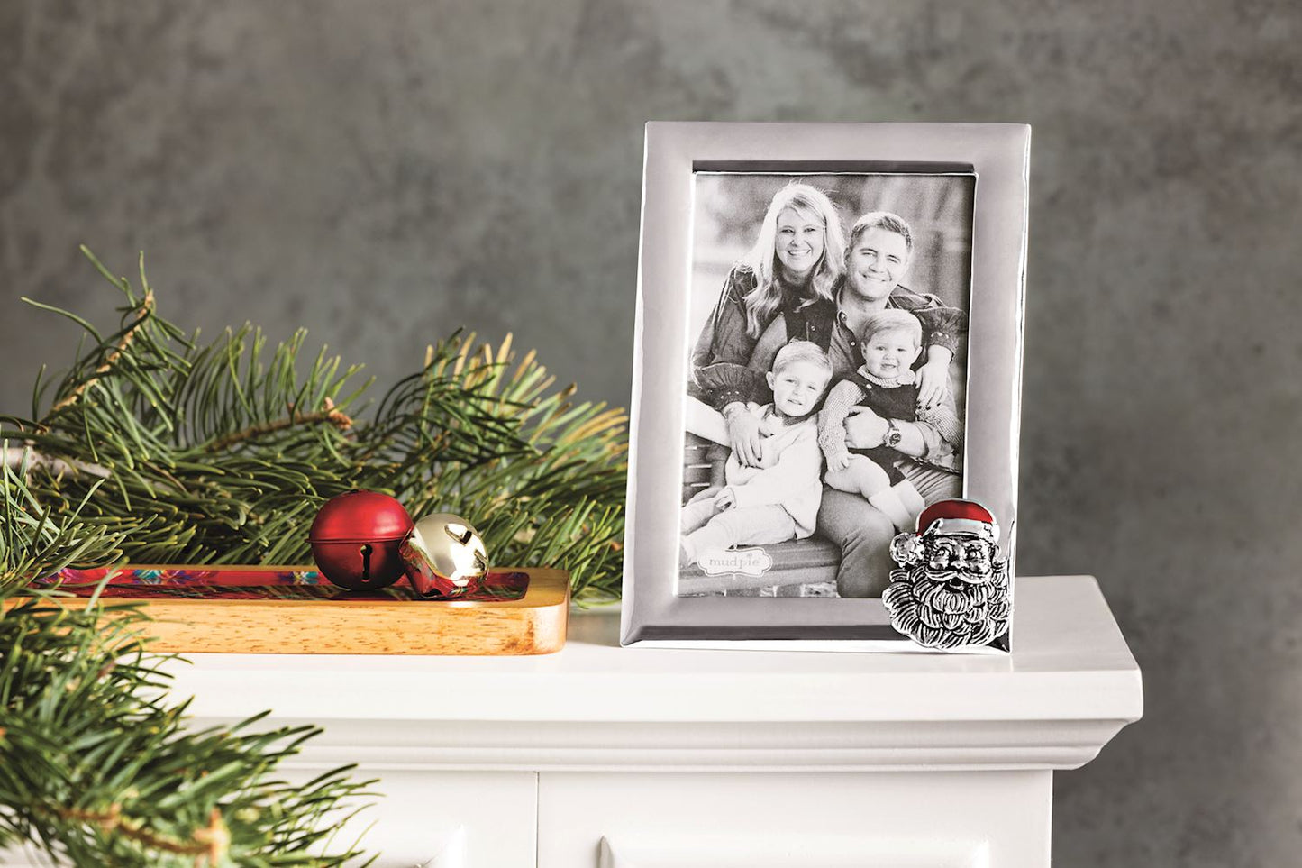 Mudpie Santa Metal 4x6 Frame