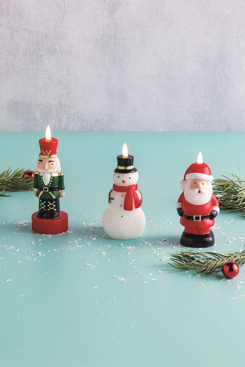 Mudpie Santa Flameless Candle