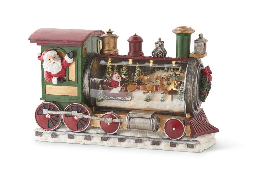 Sleigh Scene LED Santa Train w/Timer