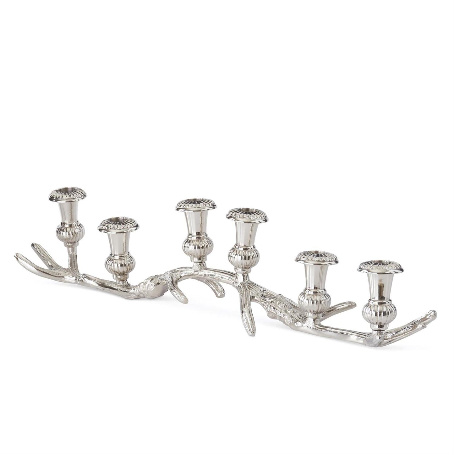 Silver Antler 6 Taper Candleholder
