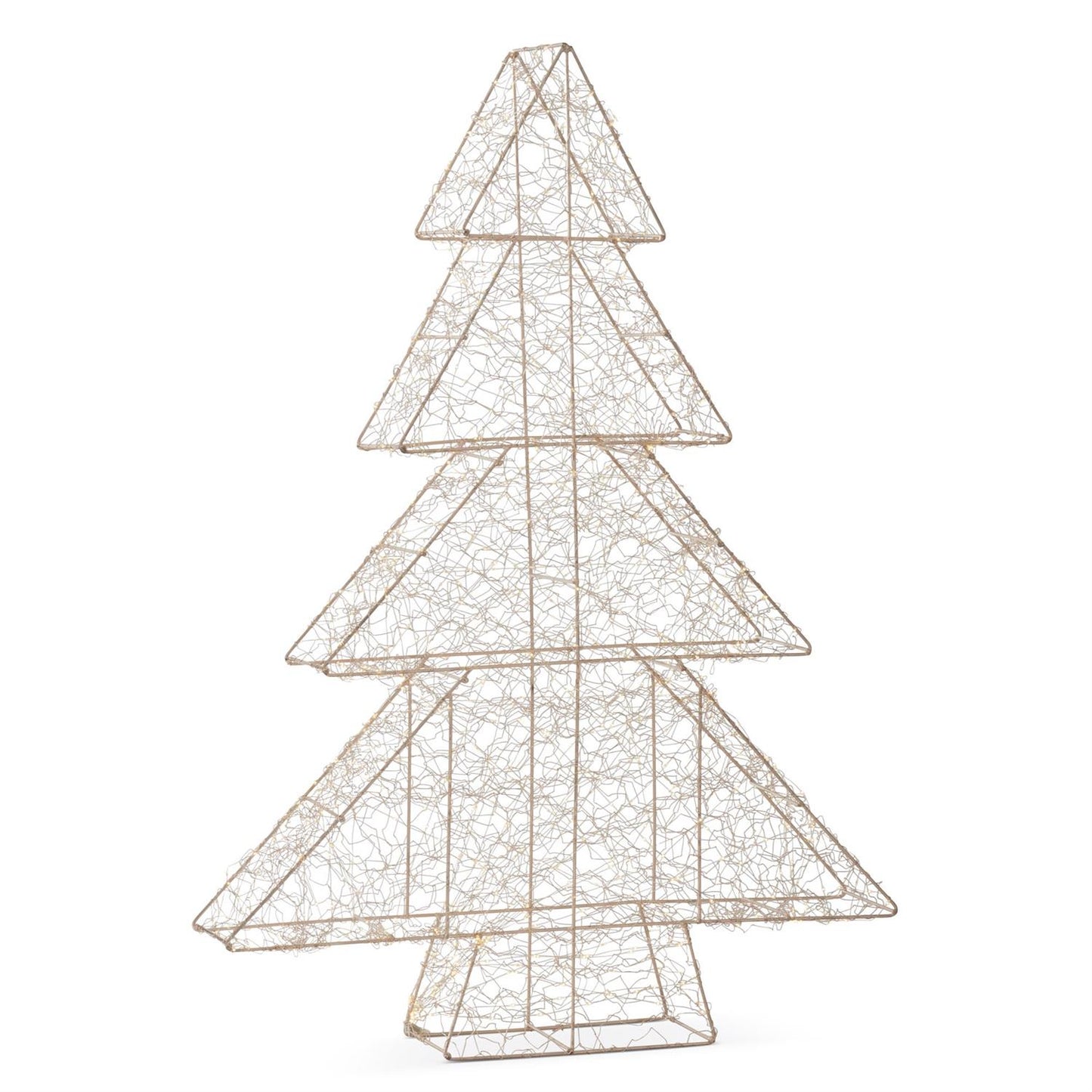 Electric LED Silver Christmas Tree Large