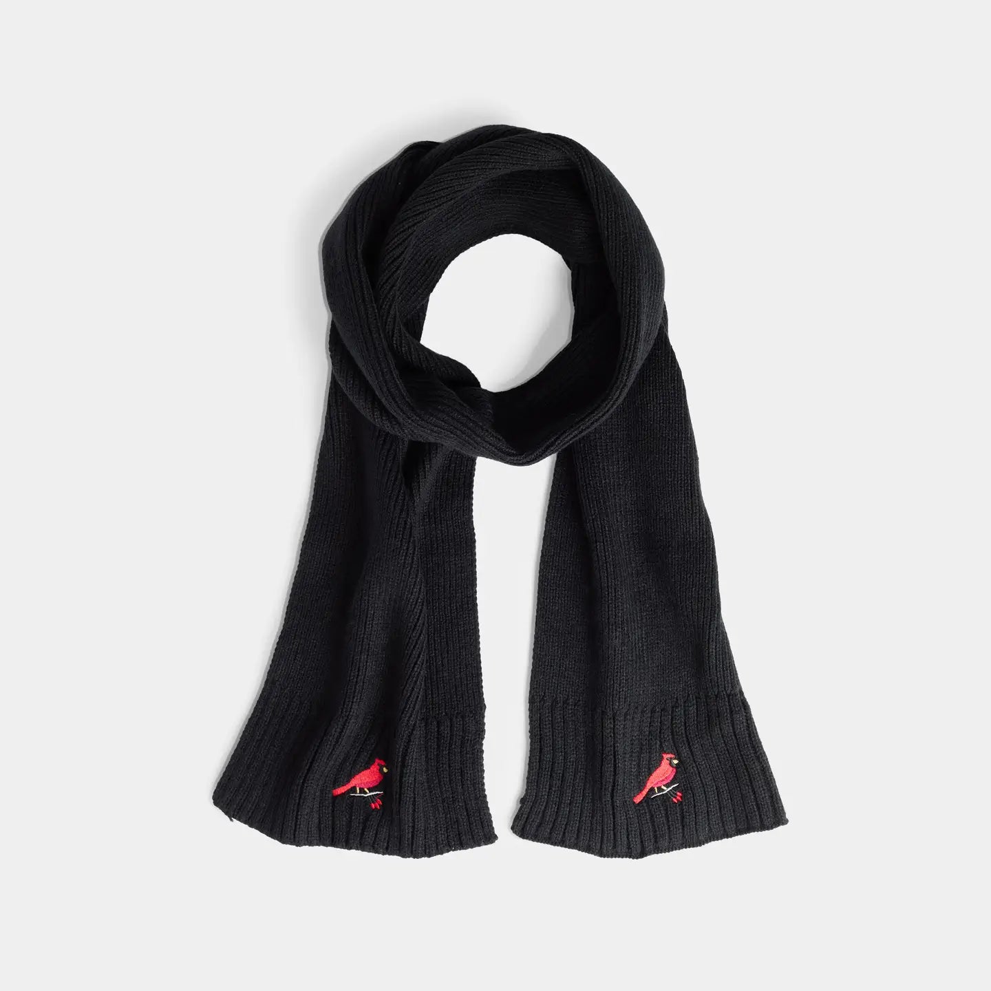 Cardinal Knit Scarf Black