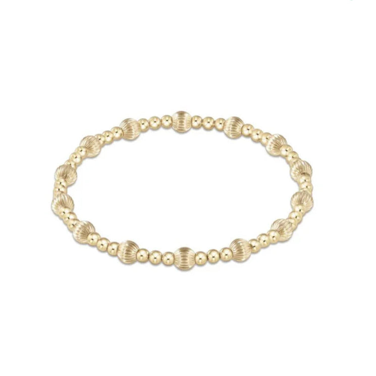 eNewton Extends Dignity Sincerity 5mm Gold Bracelet