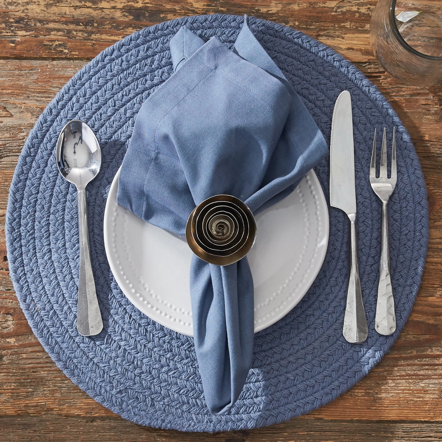 Essex Placemat Marine Blue