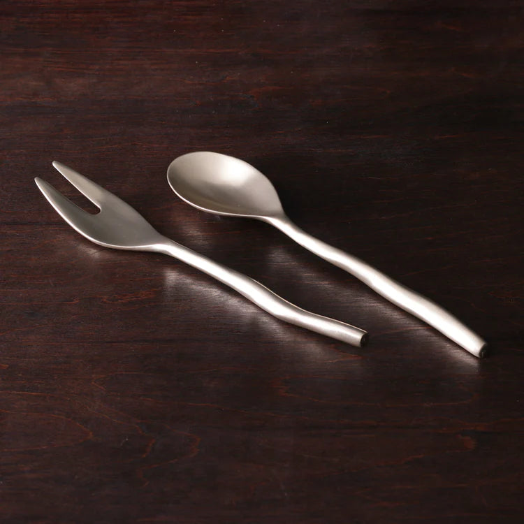 Beatriz Ball Sierra Modern Maia Small Salad Servers