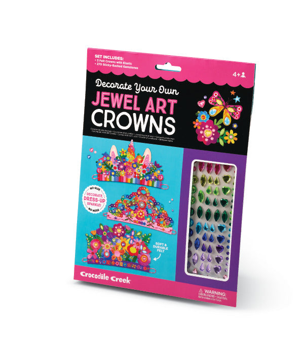 Crocodile Creek Unicorn Flowers Jewel Art Crowns