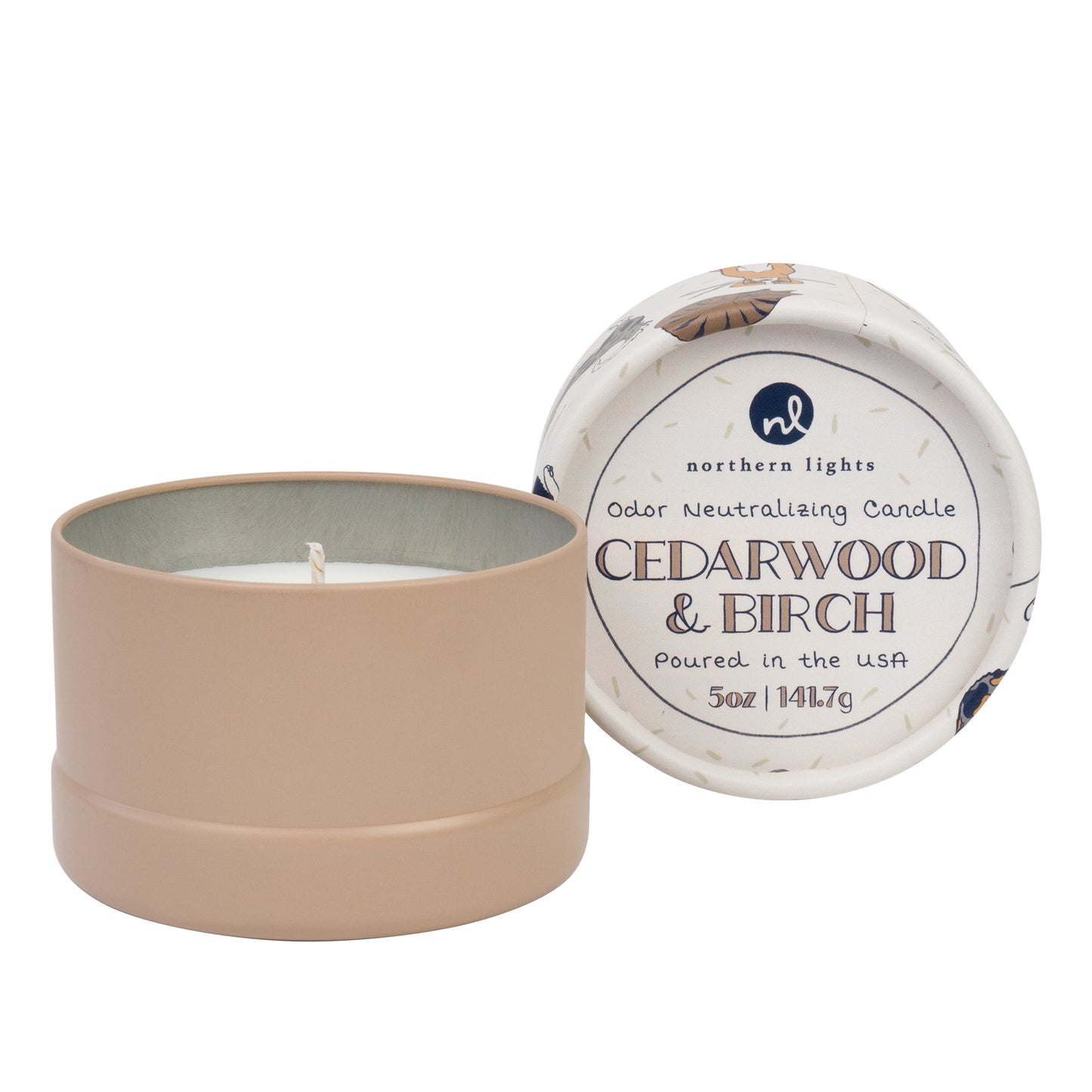 PawsON Pet Odor Neutralizing Candle Cedarwood & Birch