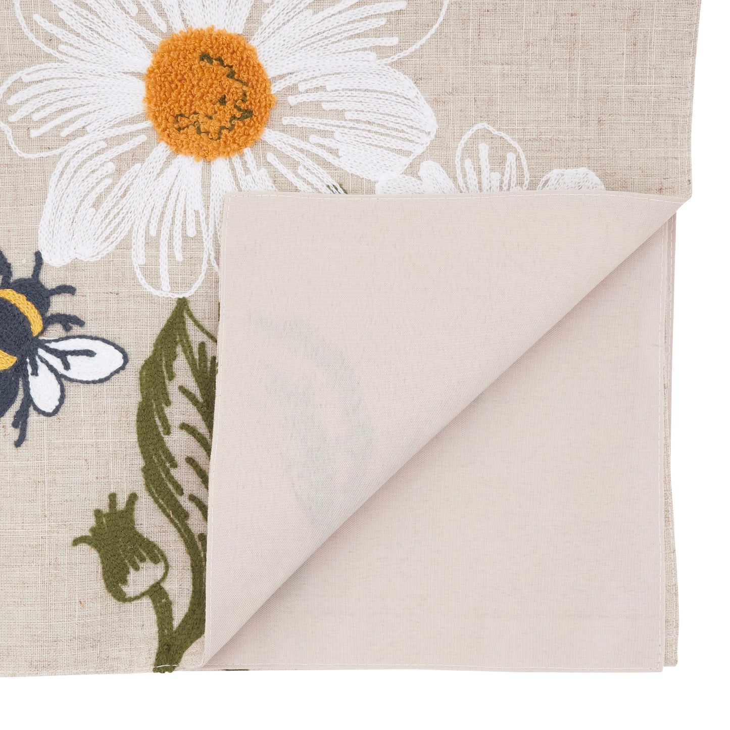 Saro Bee Floral Table Runner