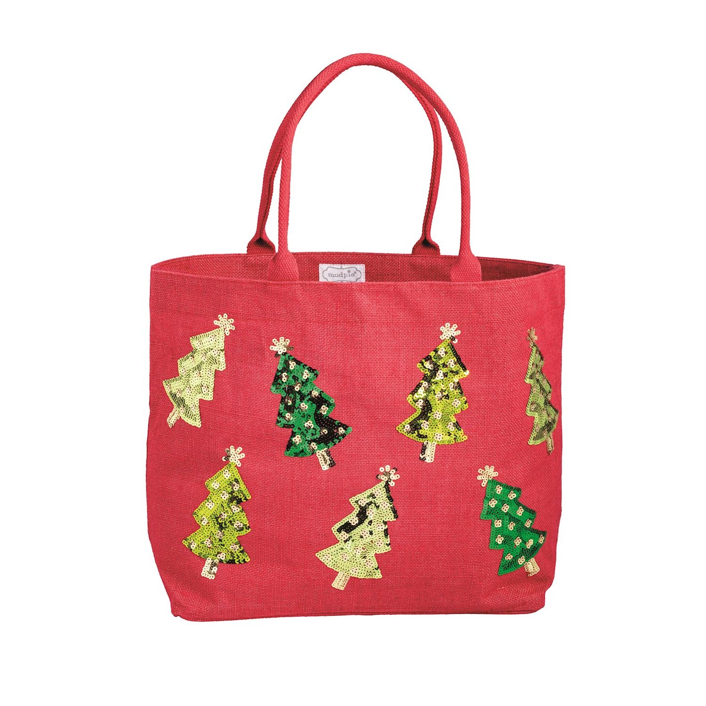 Mudpie Christmas Tree Sparkle Tote
