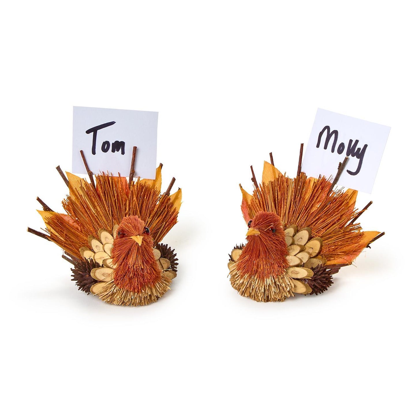 Hand-Crafted Turkey Place Card Holder