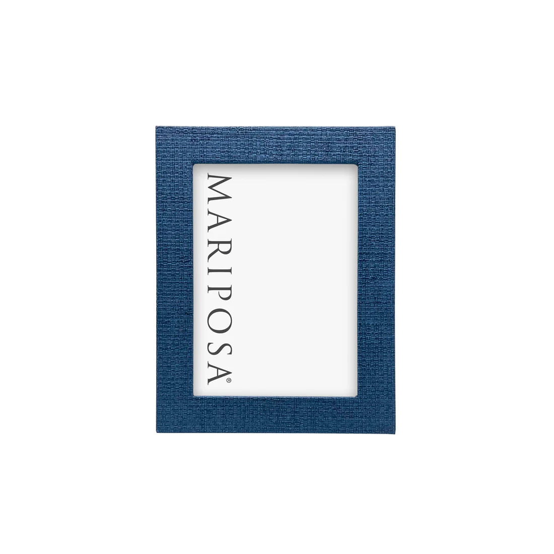 Mariposa Indigo Grasscloth 5x7 Frame